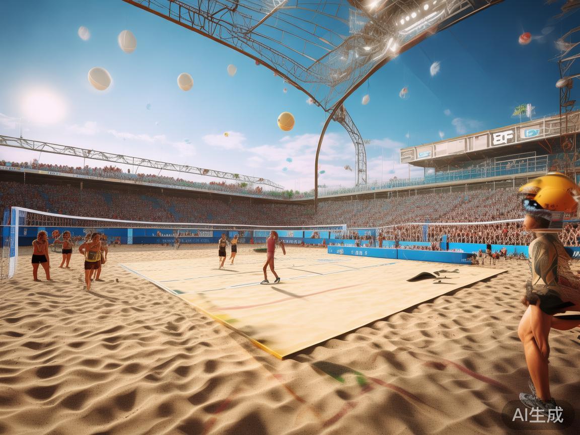 模拟专业比赛还原真实场景
许多运动场馆逐渐引入B